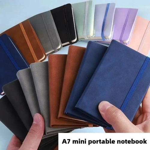 Mini pocket notebook lined - a7,