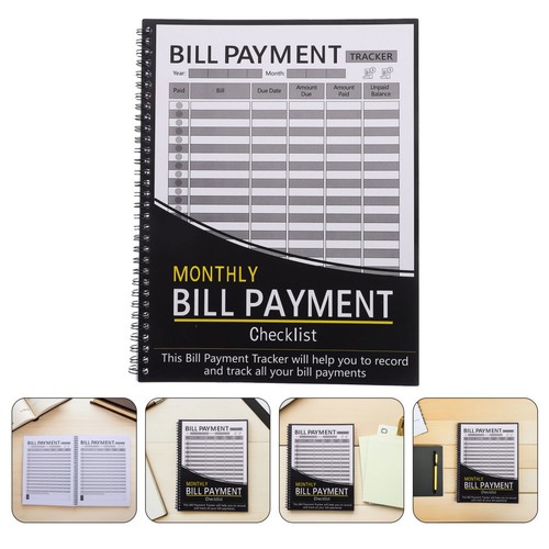 Budget tracker notebook black - budget,
