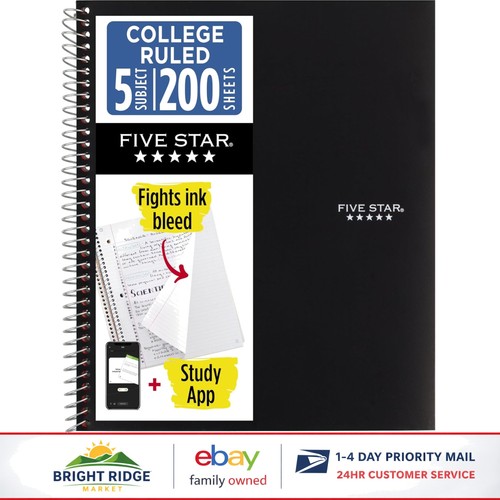 Durable subject notebook - 5,