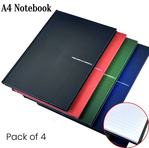 Notebook pack 4 hardback - notebook, of