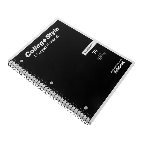 Subject notebook with sections - subject,