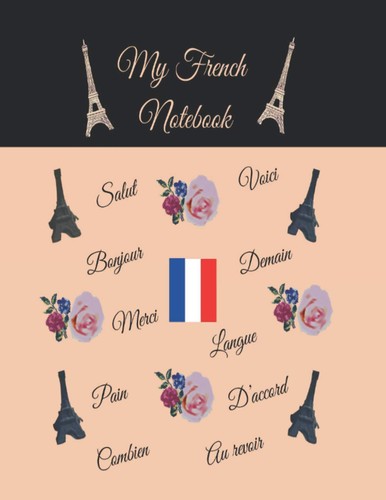 French notebook ruled - my, notebook: